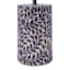Tracey Boyd Black & White Inlay Mosaic Small Table Lamp with Shade, 18"
