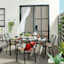 Grammercy Black X-Back Patio Dining Chair