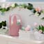 Woven Bunny Ears Easter Basket, Pink