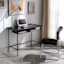 Lance Wood & Metal Desk, Black