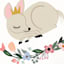Tiny Dreamers Deer Canvas Wall Art, 12"
