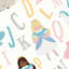 Tiny Dreamers Princess Alphabet Canvas Wall Art, 12"