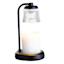 Black Fluted Glass Candle Warmer Lamp