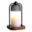 Black Pendant Candle Warmer Lantern, 10"