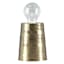 Gold Hammered Metal Uplight Base, 5"