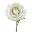 Willow Crossley Cream Real Feel Fabric Ranunculus Floral Pick, 12"