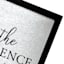 Glass Framed Foiled Be The Difference Maker Print Wall Sign, 12"