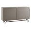 Found & Fable 4-Door Carved Sideboard, Natural
