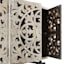 Found & Fable 4-Door Carved Sideboard, Natural