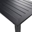 Grammercy Black Steel Slat Patio Bench