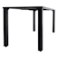 Grammercy Black Steel Slat Patio Bench