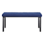 Navy Blue Canvas Outdoor Bench Cushion