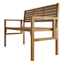 Honeybloom Acacia Wood Patio Foldable Bench