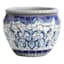 Tuscan Mosaic Round Ceramic Outdoor Planter, Small