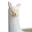 Indoor White Llama Ceramic Pot, Extra Small