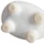 Indoor Rustic White Llama Ceramic Pot, 5"