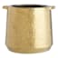 Found & Fable Indoor Gold Ceramic Handle Pot, 7.1"