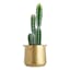 Found & Fable Indoor Gold Ceramic Handle Pot, 7.1"