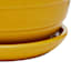 Indoor Yellow Beehive Ceramic Pot, Small