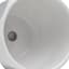 Indoor Hexa White Ceramic Pot, Extra Small