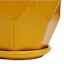 Indoor Hexa Yellow Ceramic Pot, Small