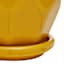 Indoor Hexa Yellow Ceramic Pot, Extra Small