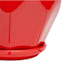 Indoor Hexa Red Ceramic Pot, Small