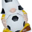 Soccer Gnome Outdoor Garden Statue, 10"