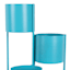 Sunny Club Turquoise Tiered Planter Stand, 30"