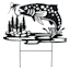 Garden Fish Yard Stake, 19.5"