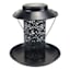 Black Solar Mesh Bird Feeder, 8"
