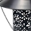 Black Solar Mesh Bird Feeder, 8"