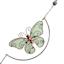 Butterfly Garden Wind Chime, 22x6.5
