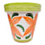 Hand Painted Spanish Orange Flower Outdoor Planter, Medium