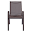 Stackable Sling Patio Chair, Brown