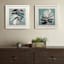 Providence Glass Framed Leaf Print Wall Art, 18"