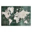 Found & Fable World Map Canvas Wall Art, 36x24