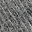 Essential Striped Black Bath Rug, 17x24