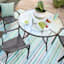 Woodhill Round Patio Dining Table, Brown