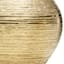 Crosby St. Indoor Gold Round Textured Planter, 3.7"