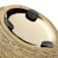 Crosby St. Indoor Gold Round Textured Planter, 3.7"