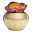 Crosby St. Indoor Gold Round Textured Planter, 3.7"