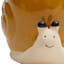 Honeybloom Indoor Brown Snail Planter, 2.8"