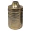 Honeybloom Checkered Brass Vase, 11.5"