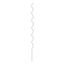 Blue Twisted Steel Outdoor Stake, 60"