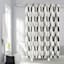 13-Piece Black Libra Shower Curtain Set, 72"
