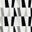 13-Piece Black Libra Shower Curtain Set, 72"