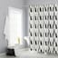 13-Piece Black Libra Shower Curtain Set, 72"