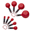 KitchenAid Universal Measuring Cups & Spoons Set, Red