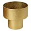 Found & Fable Brynn Gold Metal Outdoor Planter, Small